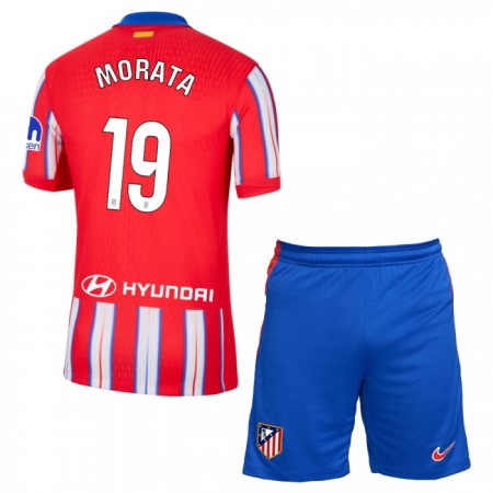 Tenue Enfant Atlético Madrid Morata 19 Domicile 2024-25 (+ Short)
